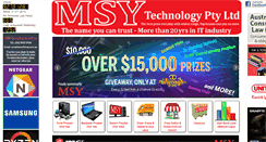 Desktop Screenshot of msy.com.au